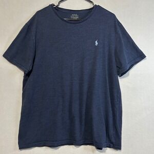 Polo‎ Ralph Lauren Mens T-Shirt XL Blue Pony Logo Cotton Casual Short Sleeve Top